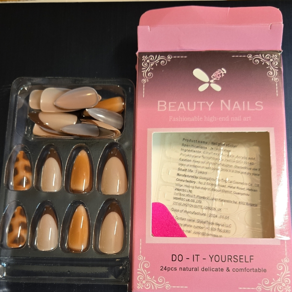 Do-It-Yourself Nail Set - Brown and Tan - Picture 4 of 4